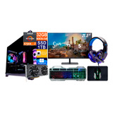 Pc Gamer Ryzen 7 5700x 1tb 32gb Rtx 3060ti 8gb + Monitor 21p