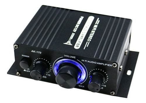 Amplificador Digital De 400w Power Ak170 Hifi Mini Audio