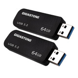 Gigastone Z30 64gb 2-pack Usb 3.2 Gen1 Flash Drive, Pen Driv