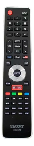 Control Pantalla Tv Hisense Smart Netflix Youtube Pilas /e
