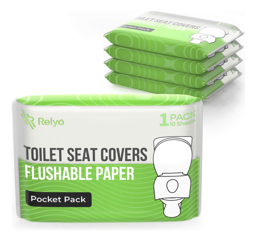 Fundas De Asiento De Inodoro De Papel Desechables (paquete D