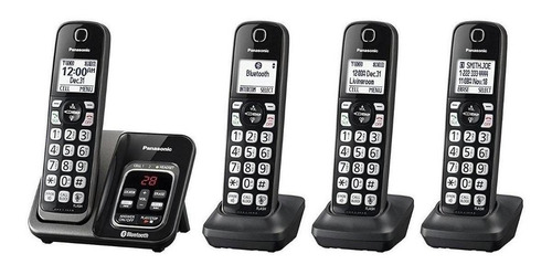 Teléfono Panasonic  Kx-tgd564m Inalámbrico Con Bluetooth - Color Negro