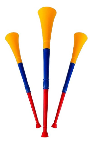 Vuvuzela Corneta Trompeta Colombia Mundial Pito Futbol 40cm