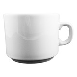 Set 10 Taza Desayuno 250ml Tsuji Recta 450 Porcelana Segunda