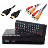 Receptor Tv Digital Conversor Antiga Padrão Brasilvhdmi Rca