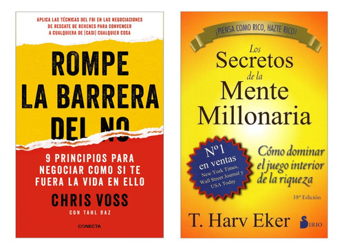 Rompe La Barrera Del No + Los Secretos D La Mente Millonaria