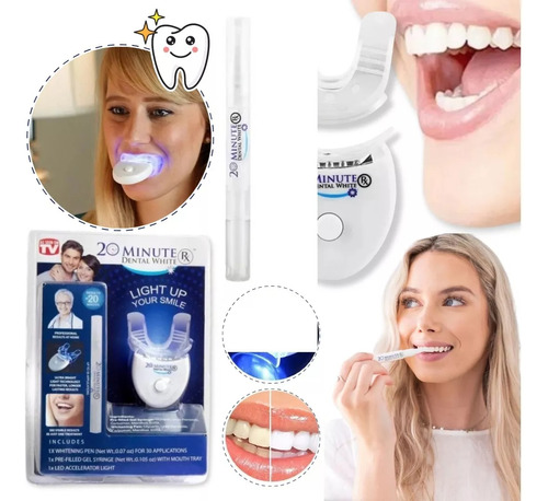 Blanqueador Dental Blanqueamiento Dientes Blancos Whitelight