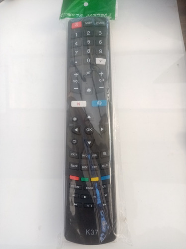 Control Remoto Tv K37 Master G/kioto/recco/haier/nex