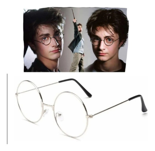 Lentes Redondos Color Dorado Tipo Harry Potter Unisex 