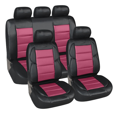 Funda Cubre Asiento Auto Cuerina Super Acolchada Riñonera