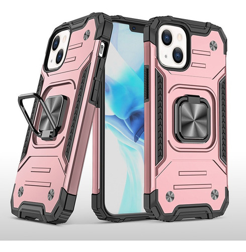 Funda Protector Armour Uso Rudo Para iPhone + Mica Pantalla