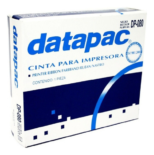 Cinta Para Impresora Datapac 6 Pzas Dp-080