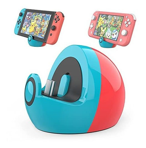 Mini Base De Carga Para   Switch Y Switch Lite Tipo C P...