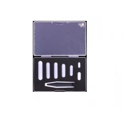Kit De7 Piezas Barras Agitadoras + Pinza Blanco