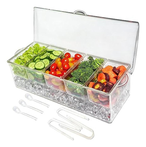 Contenedor Para Refrigerar Con Hielo Ingredientes Con 5