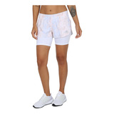 Short Running adidas Fast 2in1 Mujer En Blanco Y Gris | Dext