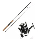 Combo Caña Rapala 8 Pies + Carrete + Línea Y Accesorios