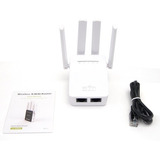 Repetidor Amplificador Señal Wifi 4 Antenas Rompe-muros 