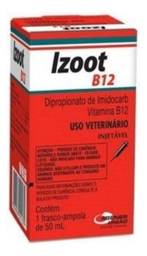 Izoot  Vitamina B12 50 Ml (equinos E Bovinos) 