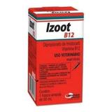 Izoot  Vitamina B12 50 Ml (equinos E Bovinos) 