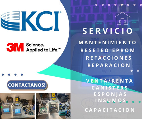 Kci Terapia Vac, Canister, Esponja Renta, Venta, Reparacion