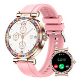 Reloj Inteligente Mujer Diamond Elegante Bluetooth Llamadas