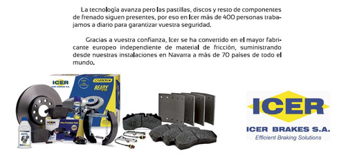 Pastillas Freno Para Fiat 500 X 1.4 - 1.6 - 2.0 Multijet 201 Foto 7