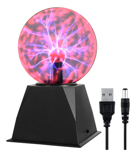 Magic Crystal Plasma Ball Led Touch Lámpara Luz De Noche