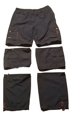 Pantalon Cargo Desmontable Largo/ Bermuda/pescador.sec Rápid