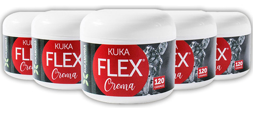 Suplemento En Crema Kukamonga  Suplemento Kuka Flex Forte Alcanfor En Botella De 1ml 25 Un Pack X 5 U