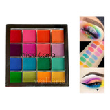 Paleta De Sombras 16 Colores Mate Miss Lara Original