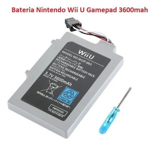 Bateria Nintendo Wii U Gamepad 3600mah Wup 001 Wup-012