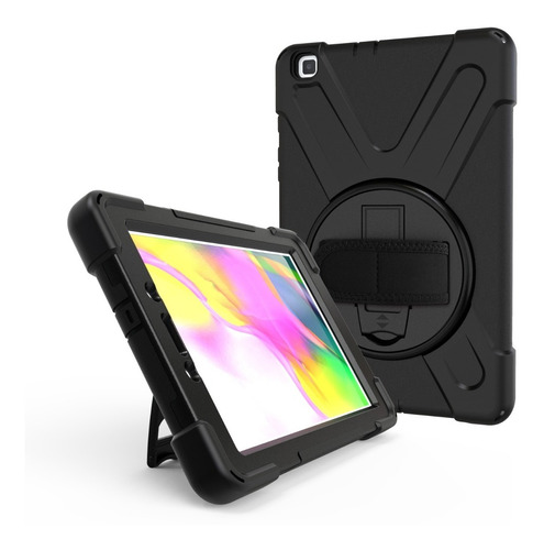 Funda Antigolpe + Lamina De Vidrio Tab A 8 T290 -t295 Rugged