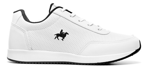 Sapatênis Masculino Polo Branco Sapato Tênis Casual Original