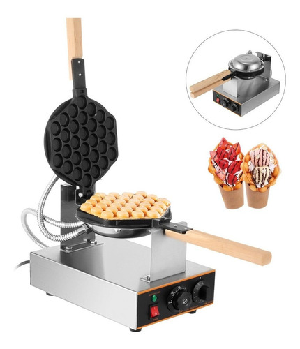 Máquina Waflera Waffles Burbuja Bubble Eléctrica Envio 24 Hr