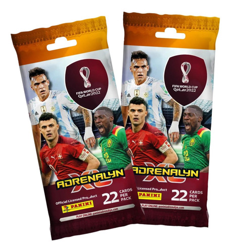 2 Sobres De Cartas Adrenalyn Fifa World Qatar 2022