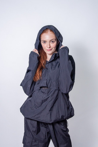 Campera Rompevientos Anorak Mujer Spy Limited Uranio Over