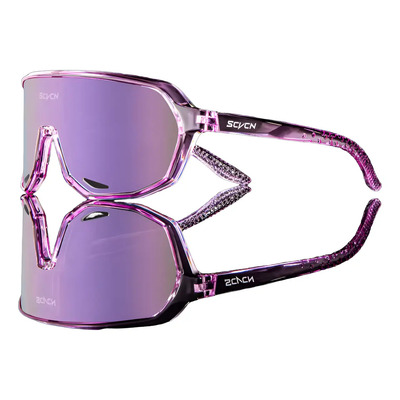 Gafas Deportivas Unisex Uv400 Ciclismo, Running, Senderismo Lila