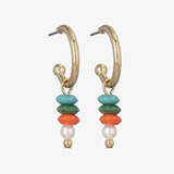 Yanbal Argollas Aretes Candongas Colores Baño Oro 24k Sellad