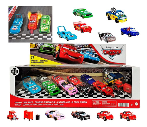 Cars Disney Pixar Piston Cup Race Set 11 Autos Original