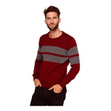 Sweater Hombre Bossa C/ Franjas Nueva Coleccion 2022 Art.465