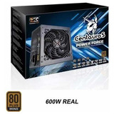 Fonte Atx 600w Real 80 Plus Bronze Centauros Cts-600