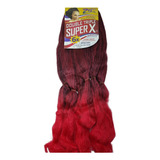 Cabelo Jumbão Super Jumbo 400g 60cm Box Braid Dread Locks Cor Catanho Ombre Vermelhot2 Red