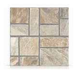 Ceramica 33x33 Liquen Piedra Relieve Scop 1ra