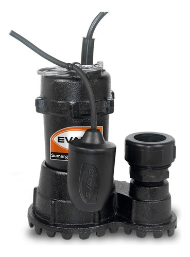 Bomba Sumergible Evans Agua Turbia 1/2 Hp Con Flotador 115v