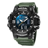Relógio Masculino Smael 8049, Azul,militar, Tático, Digital