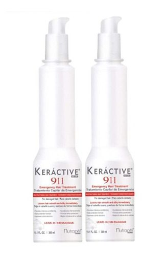 Keractive 911 Tratamiento Capilar 300 Ml Paquete De 2 Pzs