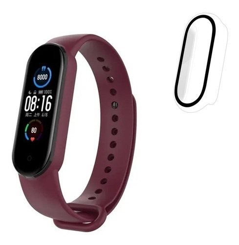 Pulsera Repuesto Xiaomi Para Mi Band 5 + Funda Transparente