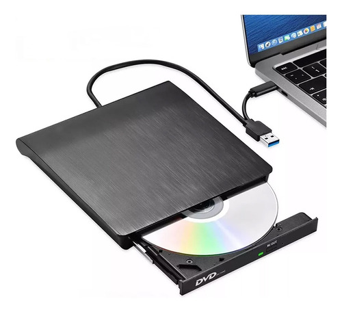 Unidad De Dvd Externa, Usb 3.0 Dvd+/cd/-rw Quemador Lector