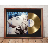 Madonna True Blue Tapa Lp Firmada Y Disco De Oro Enmarcados